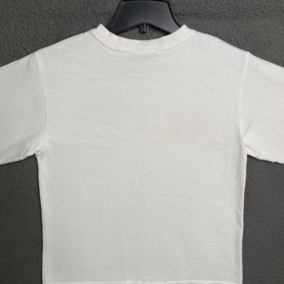 GUESS JEANS USA T-Shirt White Long Sleeve Womens Small Classic Spellout Logo - Picture 14 of 16